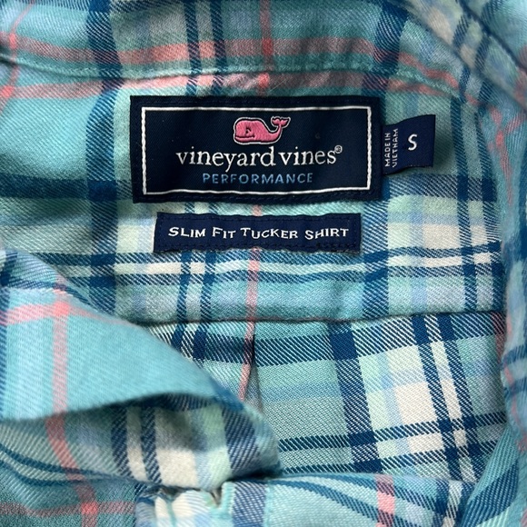 SzS Slim Fit Tucker Vineyard Vines Button Down Long Sleeve - Picture 6 of 6